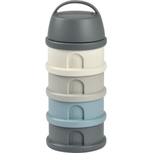 Beaba, dosser box, 4 compartments, mineral Gray / Blue