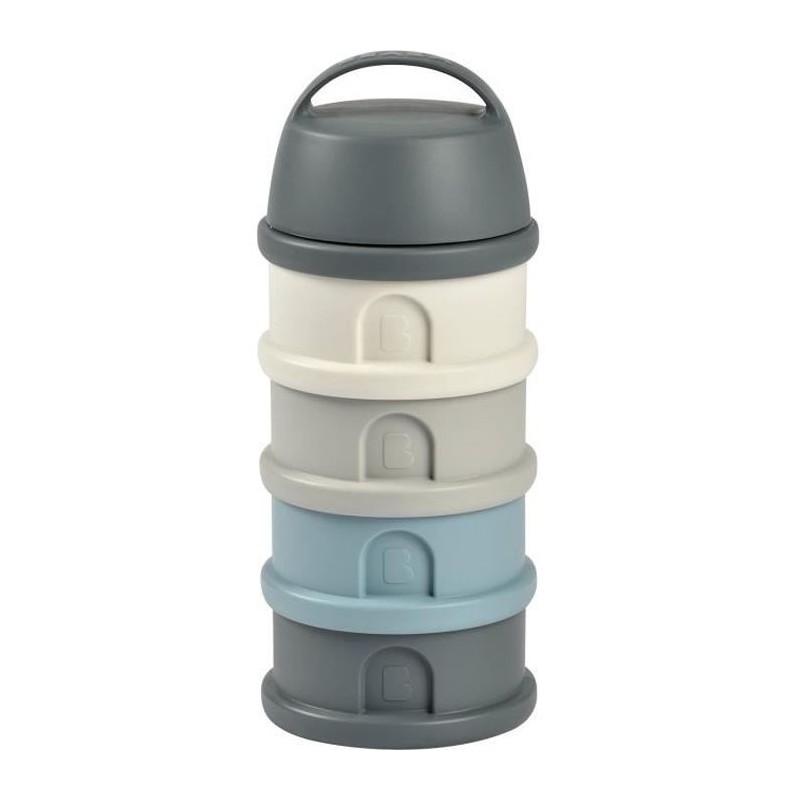 Beaba, dosser box, 4 compartments, mineral Gray / Blue