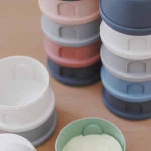 BeaBa, Dosser Box, 4 Fächer, Mineralgrau / Blau