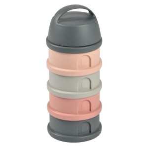 BeaBa, Dosser Box, 4 Fächer, Mineralgrau / Pink
