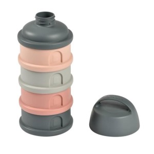 BeaBa, Dosser Box, 4 Fächer, Mineralgrau / Pink
