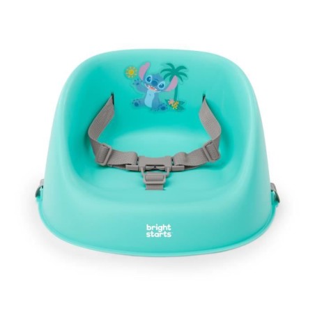 DISNEY BABY - STITCH - Rehausseur de chaise bébé évolutif de 6 mois a 3 ans, Universel, Harnais 3 points, Facile a nettoyer