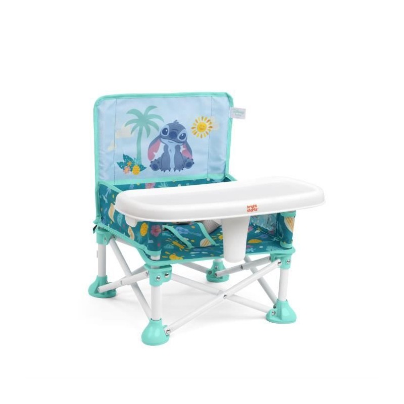 DISNEY BABY - STITCH - Rehausseur de chaise pliable, Léger et facile a nettoyer, Sac de transport inclus