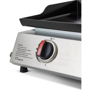 COOKING BOX Plancha gaz CALI - 4 feux - 9,6 kW - 82x45x22 cm - Surface de cuisson en acier: 77x35 cm