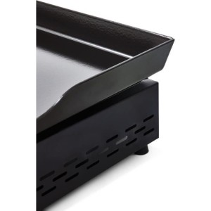 COOKING BOX Plancha gaz CALI - 4 feux - 9,6 kW - 82x45x22 cm - Surface de cuisson en acier: 77x35 cm