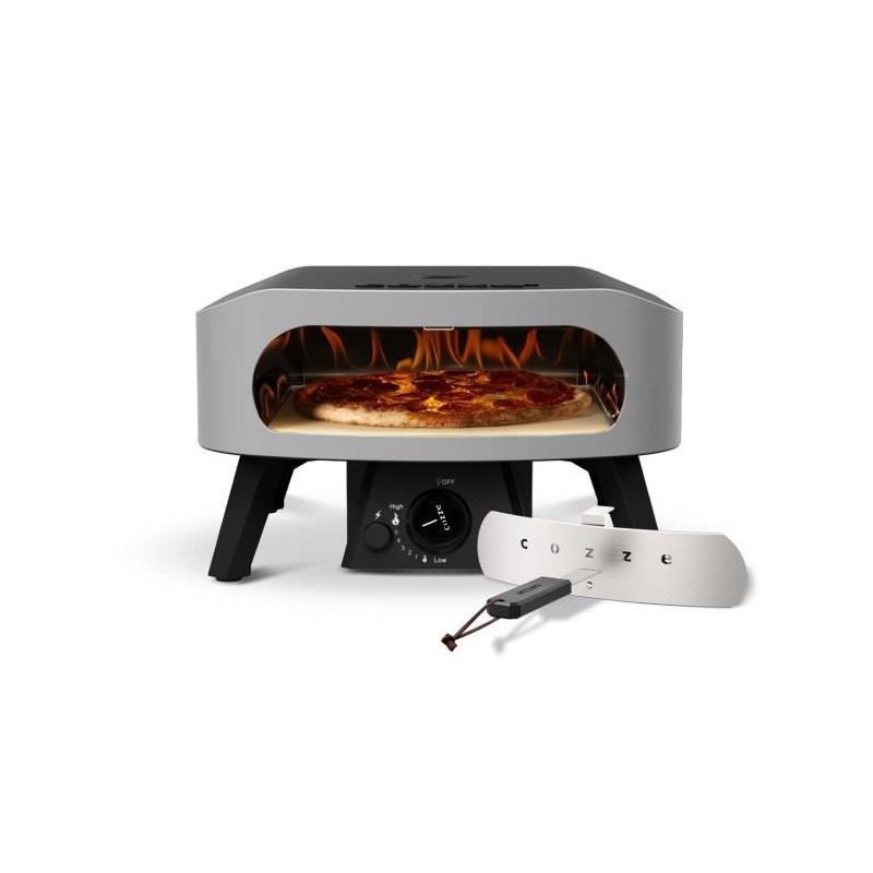 Pizza oven - COZZE - 13 - Gas - 6 KW - Up to 450°C - Thermometer included - Door