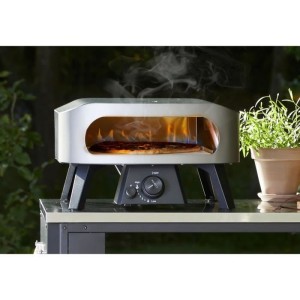 Four a pizza gaz - COZZE - 13 - 90430 - 6 KW - 50 x 50 x 29,5 cm - Jusqu'a 450°C - Thermometre inclus - Porte