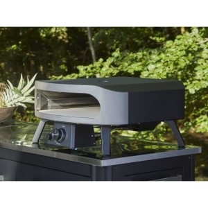 Four a pizza gaz - COZZE - 17 - 90432 - 8 KW - 60,5 x 60,5 x 30,5 cm - Jusqu'a 450°C - Thermometre inclus