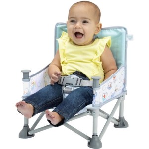 DISNEY BABY Winnie the Pooh Sitzerhöhung, Pop 'n Sit Sitzerhöhung, drinnen, draußen, praktisch und kompakt, schnell zusammenk