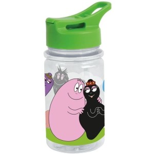 Geschirrset - FUN HOUSE - BARBAPAPA - Glas, Teller Ø22 cm und Ø16 cm, Besteck, Wasserflasche und Snackbox