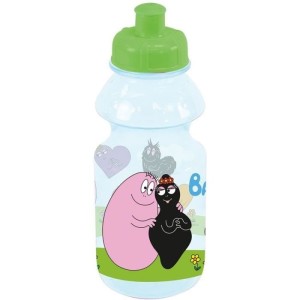 Geschirrset - FUN HOUSE - BARBAPAPA - Glas, Teller Ø22 cm und Ø16 cm, Besteck, Wasserflasche und Snackbox