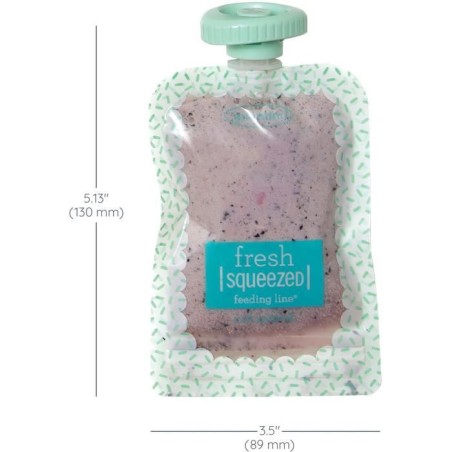 Wiederverwendbare Wasserflaschen – INFANTINO – 25er-Pack – 100 g – Kompatibel mit der Squeeze Station – BPA-, PVC- und