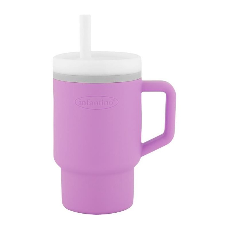 My first cup - INFANTINO - Silicone - Lilac mauve