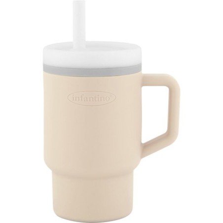 Mein erster Silikonbecher - INFANTINO - 255 ml - Sand