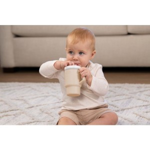 Mein erster Silikonbecher - INFANTINO - 255 ml - Sand