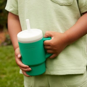 Mein erster Becher - INFANTINO - Silikon - Tannengrün