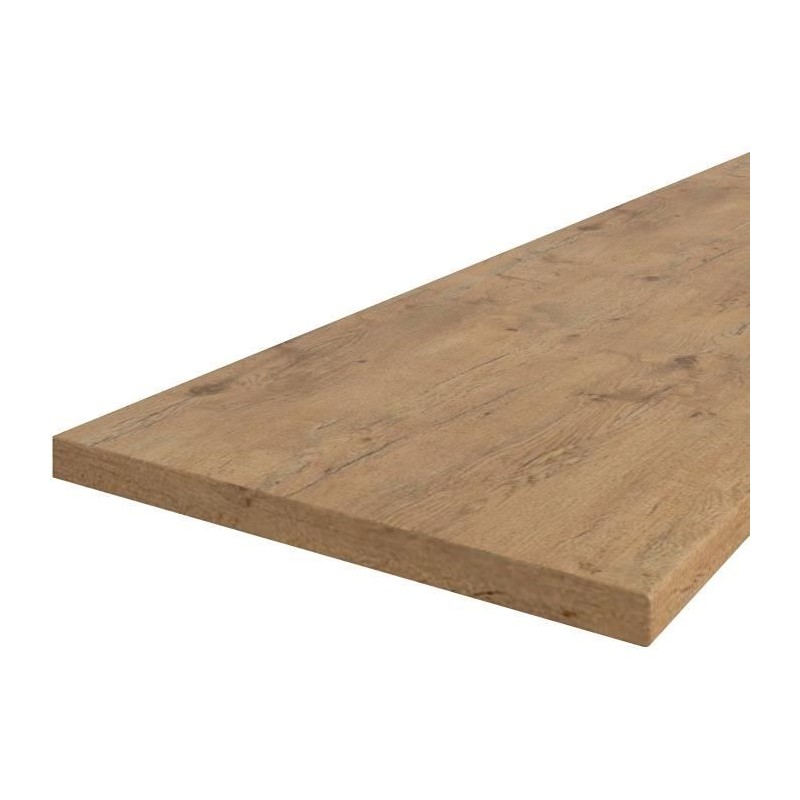 Plan de travail LANCELOT - Décor chene - L 240 x P 60 x 3 cm