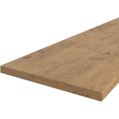 LANCELOT Arbeitsplatte - Eichendekor - L 240 x T 60 x 3 cm