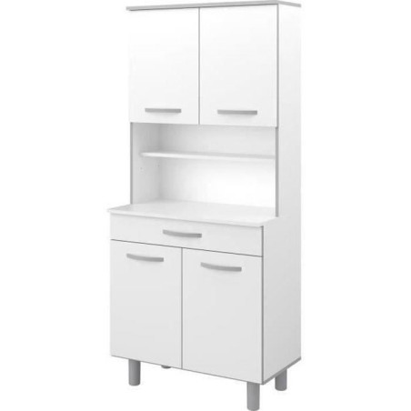 READY Küchen Sideboard weiß matt - L 80 cm
