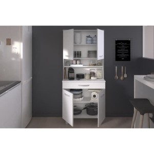 READY Küchen Sideboard weiß matt - L 80 cm