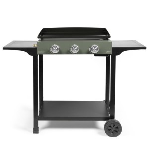 Plancha gaz - LIVOO - 7500w - Plaque acier émaillé - 62x34,5cm - DOC326