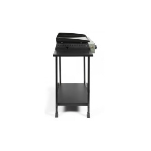 Gas griddle on trolley - LIVOO - DOC326 - 3 burners - Green / Black