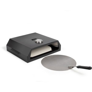Pizzaofen - LIVOO - GS149 - Edelstahl - Für Gas- oder Holzkohlegrill - 33,5 x 27,5 cm