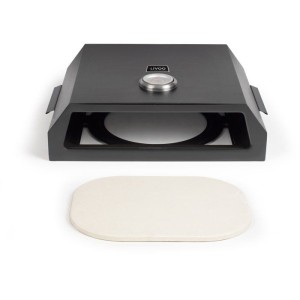 Pizzaofen - LIVOO - GS149 - Edelstahl - Für Gas- oder Holzkohlegrill - 33,5 x 27,5 cm