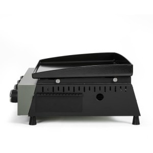 Gas griddle - LIVOO - DOC325 - 4 burners - Green / Black