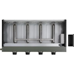 Gas griddle - LIVOO - DOC325 - 4 burners - Green / Black