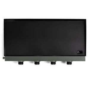 Plancha gaz - LIVOO - DOC325 - 83,5 x 47 x 24 cm - 4 brûleurs - Vert / Noir