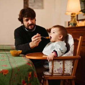 Schleifenhubstellung Kissen Blut Grau |  Chaises Hautes Bébé & Réha...