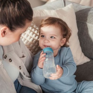 Babyflasche - MAM BABY - Easy Active - +6 Monate - 330 ml - X Flow-Sauger - Ocean
