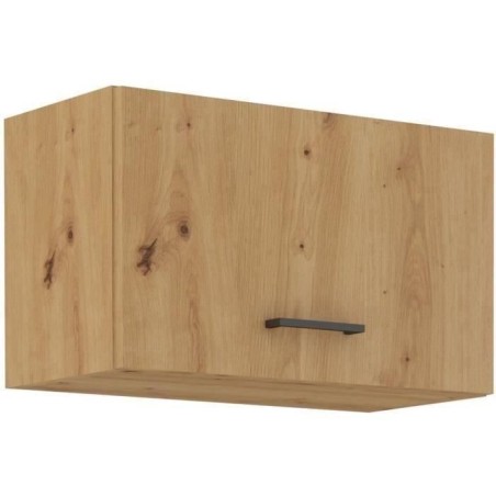 High hood unit - MODENA - 60 cm - Artisan oak and matt black - CUISINIER