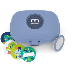 Lunchbox – MONBENTO – Luftdichte Snackbox – MB Gram Infinity Blau