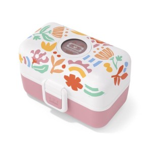 Kinder-Lunchbox – MONBENTO – 3 Fächer – BPA-frei – MB Tresor Papercut