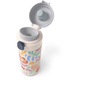 MONBENTO Isolierte Wasserflasche mit Trinkverschluss – Kinder – Schnellverschluss – Pop Paper Cut