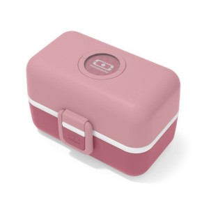 Kinder-Lunchbox – MONBENTO – 3 Fächer – BPA-frei – MB Tresor Rose Blush