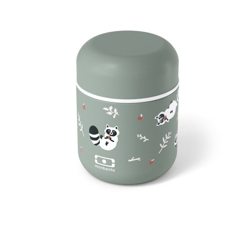 Kleine isolierte Lunchbox – MONBENTO – Luftdichte Lunchbox – Hält Speisen bis zu 5 Stunden warm/frisch – MB Capsule Was