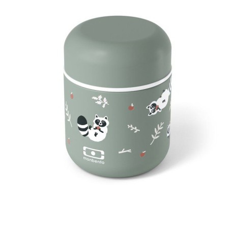 Kleine isolierte Lunchbox – MONBENTO – Luftdichte Lunchbox – Hält Speisen bis zu 5 Stunden warm/frisch – MB Capsule Was