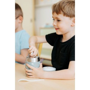 Kleine isolierte Lunchbox – MONBENTO – Luftdichte Lunchbox – Hält Speisen bis zu 5 Stunden warm/frisch – MB Capsule Was