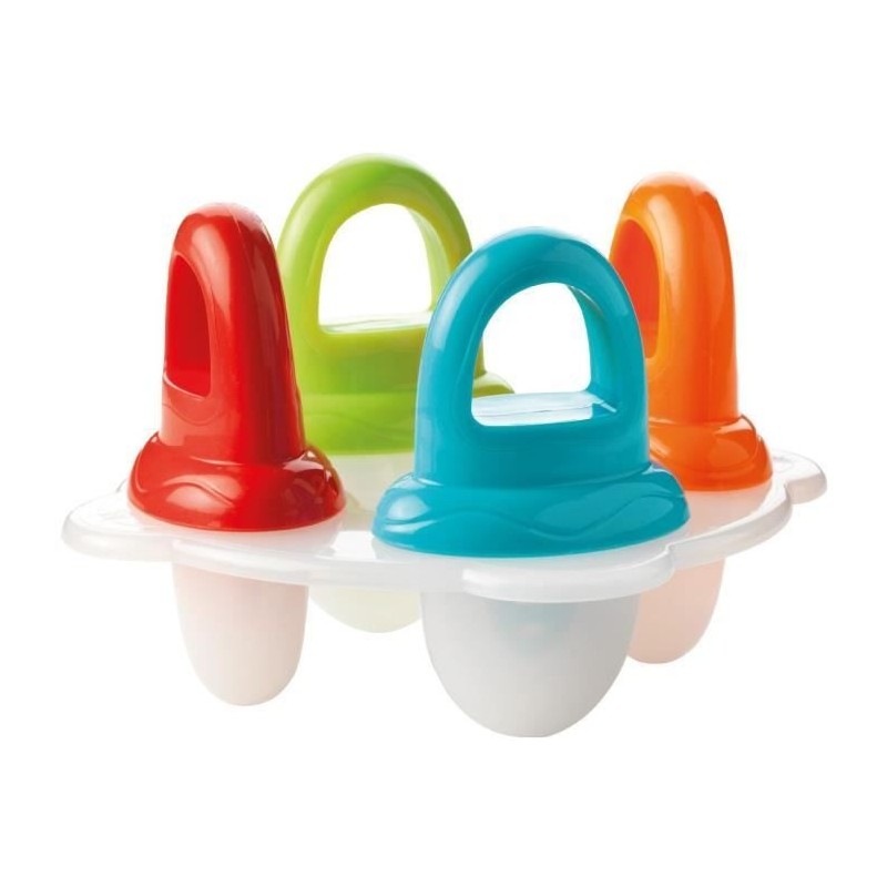 Eisformen - NUBY - Fruchteis am Stiel - 4 Stiele
