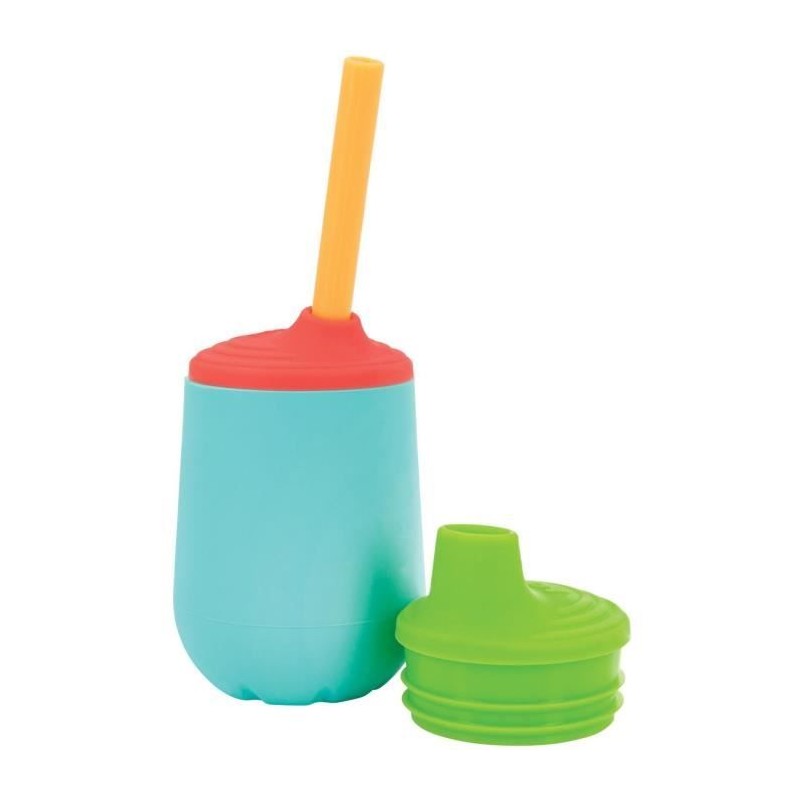 Tasse d'apprentissage - NUBY - Silicone - 120 ml - Des 6 mois - Mulitcolore