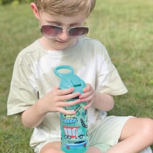 2er-Pack Wasserflaschen - NUBY - Super Quench - 540 ml - Blau