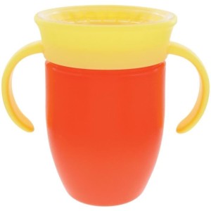 Lot de 2 tasses 360° avec poignées - NUBY - Fille