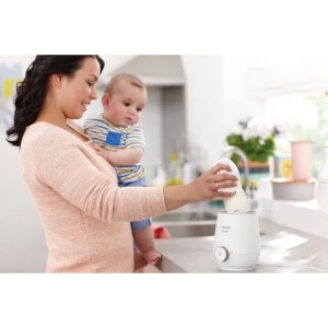 Chauffe-biberon électrique - PHILIPS AVENT - Réchauffe uniforme - Technologie bain marie - Minuterie - Arret automatique