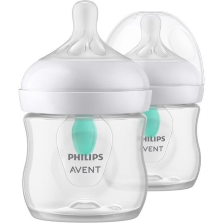 Set of 2 Natural bottles 3.0 Philips Avent Scy670/02 - 125 ml - Air Free