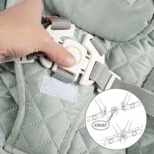 2-in-1-Hochstuhl – ROBA – BORN UP – Inklusive mattgrüner, verstellbarer Babywippe im „Roba-Stil“ – Naturholz