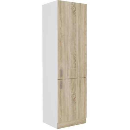 SARA-Säule - 2 Türen - Dekor Sonoma-Eiche - L60xT57xH210 cm - Hergestellt in Polen