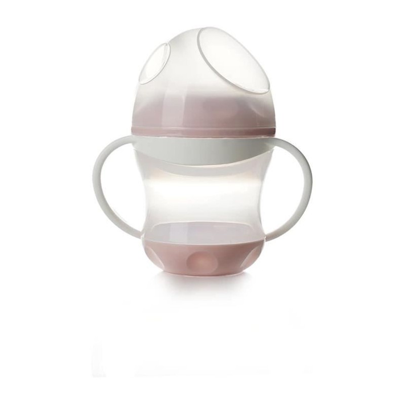 THERMOBABY Auslaufsicherer Becher + Deckel - Puderrosa